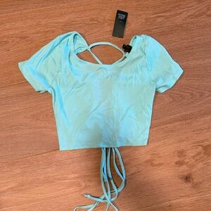 Light Blue Crop Top size L